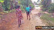 Amateur African village thot MhizStanley licked by two hot ebony lesbians