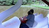 Anal Pedal Boat - He touched my tits, that made me horny, so I gave him a handjob in return, but what I really wanted was that delicious cock inside my asshole, that's it love, fuck my ass