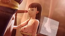 Persona - Amagi Yukiko X Man Sex in Onsen