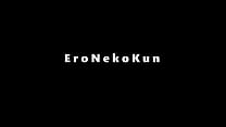 [EroNekoKun] - Милый мальчик в юбке с клеткой для члена кончает без рук