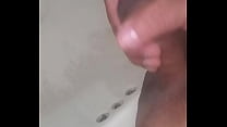 Boy masturbates in public bathroom