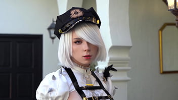 2B Gets Her Tight Pussy Fucked in All Positions and Takes Cum on Her Face - Сosplay NieR: Automata