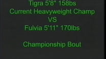 Tigra vs Fulvia FBB wrestling
