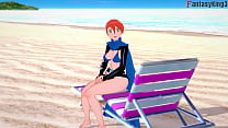 Yae Miko Bikini sexe sur la plage POV PROMO Genshin Impact | POV complet et juste sur Sheer ou PTRN : Fantasyking3