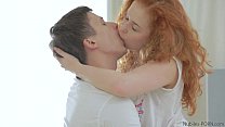 Redhead amateur takes a mouthful of cum 5 min