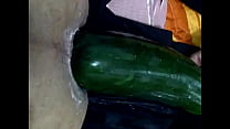 fist jogging-my cucumber comes out and I put my foot in it.3GP